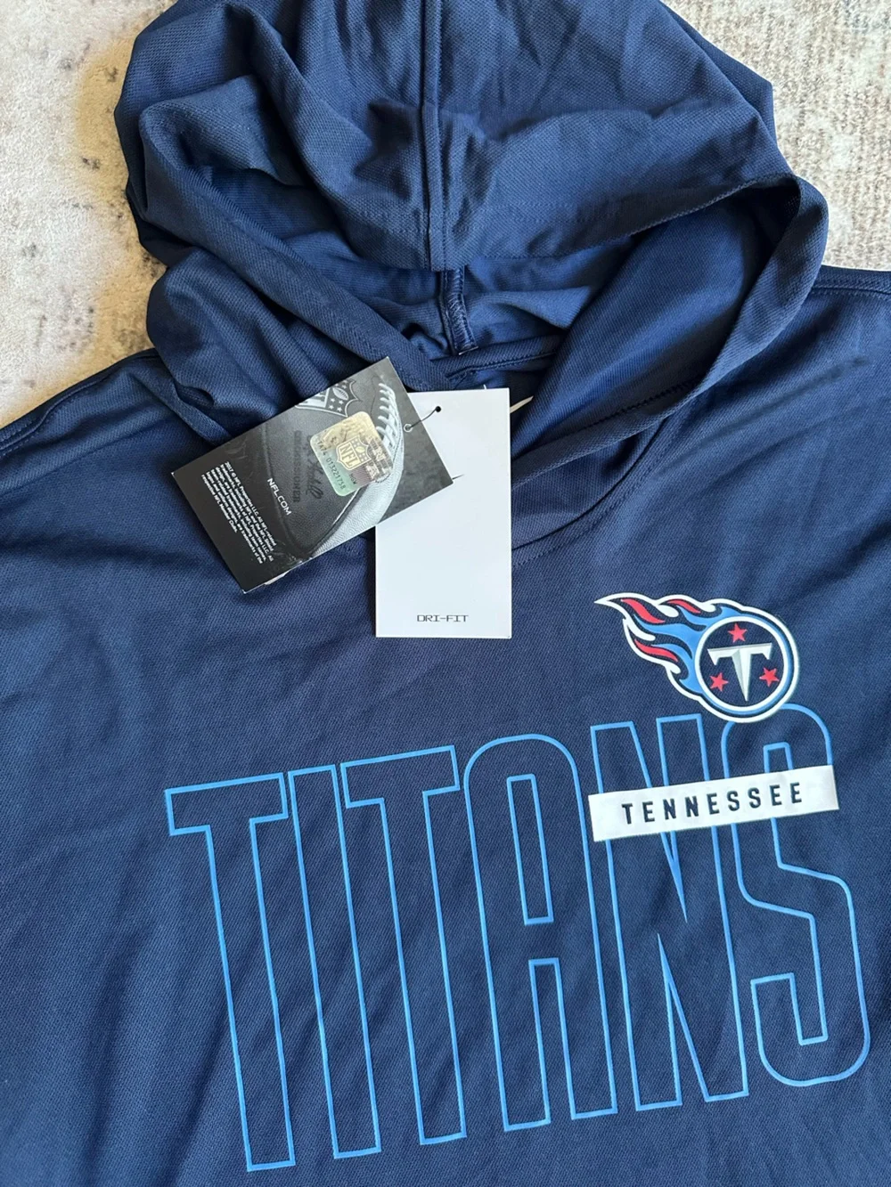 Nike Tennessee Titans Dri-FIT Hoodie XXL NWT NFL Performance Pullover